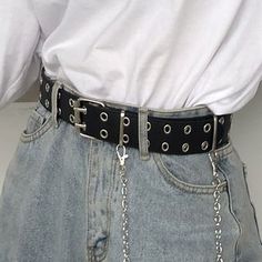 Fashion Belts, Faux Leather Belts, Ankle Strap Pumps, Strap Pumps, Chain Belt, Looks Vintage, Leather Chain