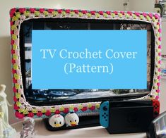 a crochet cover pattern for a nintendo wii game console with the words tv crochet over it