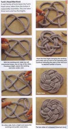 instructions on how to make a knotted knot