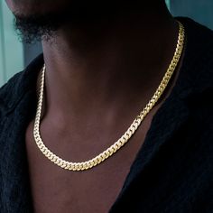 Introducing the South Beach Cuban™ Chain, your favorite classic with an elevated design. This bold piece is set in 18k Yellow Gold, complete with our signature clasp, and will be the perfect complement to your look no matter where you go. It will reflect the light from every angle and have all eyes on you. Available in three colors, this chain is sure to impress! This product is guaranteed for life - GLD will repair the item should you experience any defects in craftsmanship or breakage. Specifi Gold Chains For Men, Vermeil Jewelry, Custom Earrings, All Eyes, Drop Necklace, Pendant Bracelet, South Beach, All About Eyes, Chain Pendants