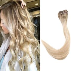 20” #6 , #27 , #60 120 Gram Full Head Human Hair Clip Ins #6b Fading #27 Honey Blonde To #60 White Blonde Extensions *Nwt* Remy 100% Human Hair Hair Color: #6 Brown Faded To 27 And #60 Dip Dyed Straight Hair Extensions Note That Hair Gets A Little Wavy After Washing This Is Normal. 7 Pcs/ 120 Gram Per Package Weight With Clips Aprox 100g Without The Clips. 7 Should Be Enough For A Full Head Length: 20inch Clip Ins Cut,Color , Flat Iron Last Long With Proper Maintenance Dyed Straight Hair, Hair Clip Ins, 27 Honey Blonde, Blonde Extensions, Curly Extensions, Curly Clip Ins, Straight Hair Extensions, Human Hair Clip Ins, Human Hair Color