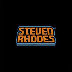 the logo for steve r rhodes's band, which is featured in an advertisement