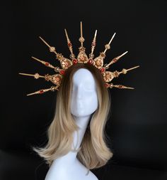 Celestial Crown, Wedding Halo, Crown Headpiece