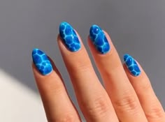 Simple Ocean Nails, Blooming Gel Designs, Nails Blooming Gel, Blooming Gel Nails, Nail Options, Ocean Nails, Nail Designs Simple, Wave Nails, Blooming Gel