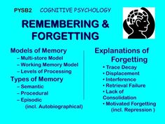 In chapter 7, Ettinger, (2018, p. 263-303) covers memory. Ettinger speaks specifically about forgetting in the form of trace decay. This theory states that our neuron connections decay over time, making retrieving certain memories harder or virtually impossible. The photo I chose illustrates some factors and theories in remembering and forgetting. Another theory Ettinger speaks about is interference. It is believed that external factors, such as the environment, or internal factors, such as overwhelming thoughts, can lead to forgetting information. These discoveries regarding memory loss have led to advances in medicine and increased studies of certain treatments to address the problem of memory decay. With a growing knowledge of what causes memory loss, we can heal sicknesses. Neuron Connections, Overwhelming Thoughts, Choose Me, Medicine, Led, Quick Saves