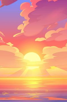 Wallpaper , HD , IPHONE. Beach Sunset Mural, Picture Of Sunrise, Axolotl Wallpaper, Sunrise Art Painting, Wallpaper For Ios, Slab Vase, Sunrise Drawing, Drawing Sunset, Sunrise Background