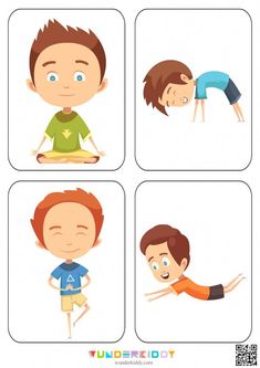 Printable flashcards Stick Figure for preschool fitness at home or in kindergarten. Print free worksheets and make cool and fun sport activity with children. Workout For Kids, Preschool Activity Sheets, Memory Training, Fitness At Home, Preschool Science Activities, Printable Flashcards, Yoga Cards, Kindergarden Activities, Printable Flash Cards