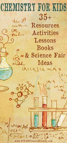 an old book with writing on it that says science for kids