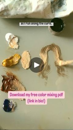 the video shows how to dye your hair with different colors and textures, as well as instructions on how to use it