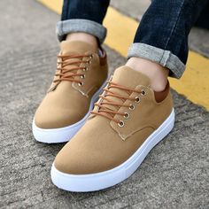 Videon Men's Casual Sneakers | Ultrasellershoes.com – Ultra Seller Shoes Outdoor Slip-on Canvas Shoes, Outdoor Lace-up Canvas Shoes With Vulcanized Sole, Brown Low-top Cotton Sneakers, Brown Cotton Low-top Sneakers, Brown Lace-up Cotton Sneakers, Brown Canvas Lace-up High-top Sneakers, Breathable Lace-up Canvas Shoes For Outdoor, Brown Lace-up Canvas High-top Sneakers, Outdoor Lace-up Canvas Shoes