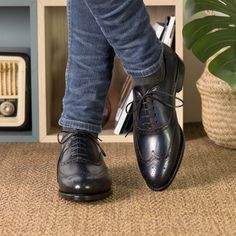 Mens Formal Wear, Brogue Shoes, Loafer Sneakers, Blue Box, Goodyear Welt, Footwear Collection, Shoes Leather, Monk Strap, Stylish Shoes