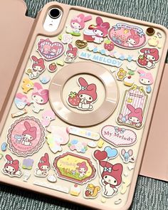 My Melody Sticker iPad Case Iphone Ipad Macbook Aesthetic, Melody Sticker, Ipad Case Stickers, Ipad Decor, Ipad Inspo, Aesthetic Case, Ipad Essentials, Hello Kitty Merchandise