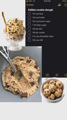 an image of cookie dough in a bowl