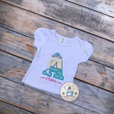 Frozen Elsa embroidery birthday girls top Elsa Birthday Family Shirts, Frozen Shirts Birthday, Elsa Birthday Shirt Svg, Elsa Embroidery, Frozen Birthfay Shirt, Frozen Birthday Shirt, Elsa Shirt, Frozen Elsa And Anna, Fall Birthday