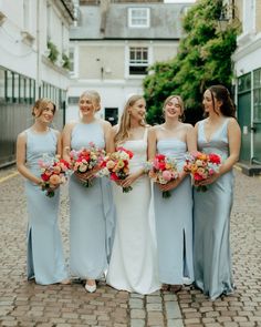 Refined Colour Palettes = Our Specialty 💐 Megan’s vision for her wedding at Fulham Palace in London was our ideal, colourful brief. A range of soft pastels, accented by vibrant specialty blooms - especially that gorgeous hot pink colour! These bold and bright bouquets perfectly accented the soft blue of the bridesmaids' dresses and brought ALL the summer vibes. All the dreamy shades for a vibrant London wedding! Oh, we just LOVE colour! 💖 #thewaytobloom #londonwedding #londonweddingflo... Fulham Palace, Luxury Florists, Flower Inspiration, Wedding Flower Inspiration, London Wedding, Pink Colour, Colour Palettes