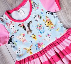 Girls Spring Dresses, Farm Birthday Party