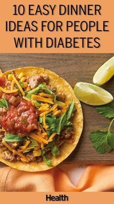 Healthy Recipes For Diabetics, Easy Dinner Ideas, Diet Food List, The Best Recipes, Best Recipes, Mexican Food, Delicious Recipes, Easy Dinner Recipes