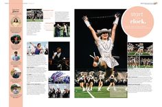 an article in the news features photos of cheerleaders from different countries and nationalities