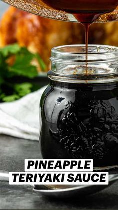 a jar filled with liquid sitting on top of a table