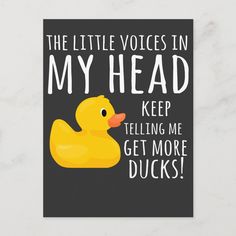 the little voice in my head keep telling me get more ducks