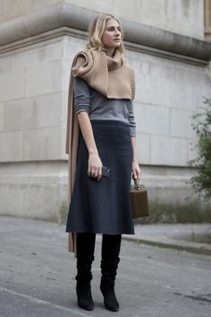 matchesfashion tweet Layering Fashion, Fashion Me Now, Skirt Boots, Grunge Dress, Layered Fashion, Fashion Weeks, Fall Street Style, Sweet Style