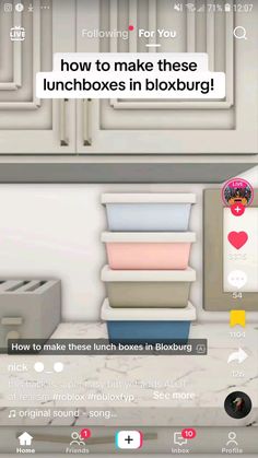 the app shows how to make these lunchboxes in bloxburg