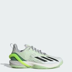 adidas adizero Cybersonic Tennis Shoes - Green | Free Shipping with adiClub | adidas US Adidas Tennis, Mens Tennis, Adidas Adizero, Lightweight Sneakers, Crystal Shoes, Adidas Shop, Women Men Shoes, Pusheen, Athletic Sneakers