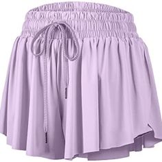 a women's shorts with a tie around the waist