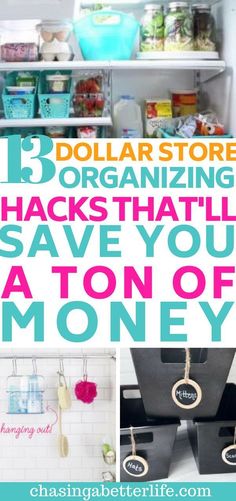 dollar store organizing hacks that will save you a ton of money