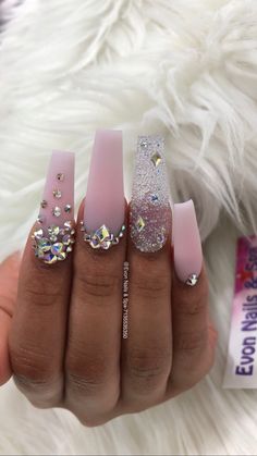 Miami Nails Ideas, Gangster Nails, Sns Ideas, Nails Diamonds, Bling Nail Art, Nail Pics, 15 Birthday, Miami Nails, Nails Now