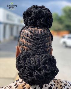 Dreads Styles Black, Loc Updos, Lock Styles, Dreadlocks Styles, Natural Hair Salon, Loc Updo, Sister Locks