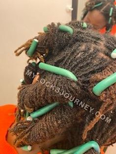 Quick and easy loc updo for dummies - My Locks Journey Braided Loc Updo, Curl Locs, Sisterlocks Updo, Sister Locks Hairstyles, Sisterlocks Styles Updo, Sisterlocks Styles, Hair Challenge