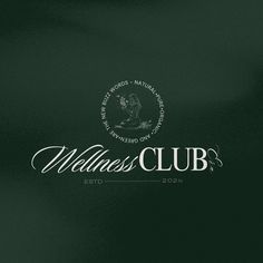 the logo for william's club is shown on a dark green background with white lettering