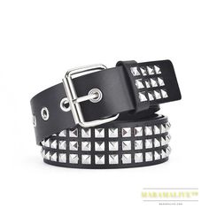 Product information: Product Category: Belt Material: metal Belt buckle material: alloy Belt buckle shape: rectangular Closure method: pin buckle Popular elements: rivets Length (CM): 110cm Width: 3.8cm Applicable gender: unisex / both men and women Color classification: white quadrilateral bead belt black quadrilateral bead belt black skull quadrilateral bead belt white skull quadrilateral bead belt Maramalive™Packing list: Belt x1 Black Goth Girl, Bead Belt, Y2k Belt, Edgy Accessories, Metal Head, Black Goth, Black Skull, Skull Decor, Punk Rock Fashion