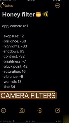 the camera filterr app is open and ready to be used on your phone or tablet