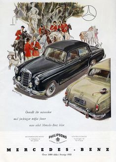 an advertisement for the mercedes benz automobile company