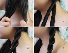 3 Ways To Turn Overnight Braids Into Next-Day Waves - xoVain Wet Hair Overnight, How To Braid Hair, Wavy Hair With Braid, Heat Free Hairstyles, Braided Waves, Hair Overnight, Everyday Curls