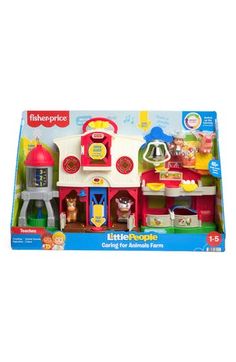 fisher - price little people cooking for animals farm playset