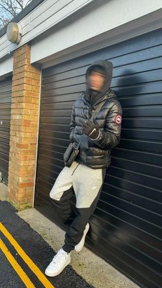 Puffer Outfit Men, Winter Drip Outfits Men, Uk Drip Outfits Men, Nike Tech Fleece Outfit Men, Black Puffer Jacket Outfit, Puffer Jacket Outfit Men, Puffer Outfit