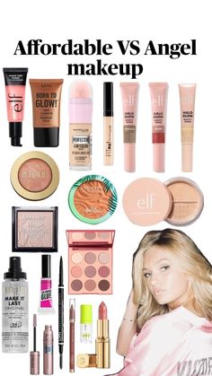 #fashion #aesthetic #makeup #foryoupage Victoria Secret Angel Makeup, Bombshell Makeup, Victoria Secret Angel, Makeup Vs No Makeup, Angel Makeup, Makeup Shades, Glossy Makeup, Makeup Help, Victoria Secret Makeup