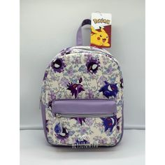 Pokemon Gengar Ghost Type Mini Backpack Brand New With Tag Nwt *Please See Pictures For Details* Details: Approximate 8 1/2" X 5 1/2" X 11" Polyurethane I Will Ship This Item In A Box With Bubbles Or Paper. I Put This Item In A Poly Bag To Keep It Clean I Will Not Responsible For Shipment Handling Or Damages By The Carriers. However, I Will Pack Your Item With Care. :) Feel Free To Message Me For Bundle Or Set :) No Cancellation Or Return. All Sales Are Final. Pokemon Backpack, Pokemon Charmander, Pokemon Blue, Ghost Type, Pikachu Plush, Pokemon Eeveelutions, Mini Backpack Purse, Keep It Clean, Rolling Backpack