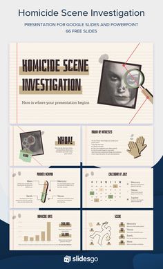 Homicide Scene Investigation Vintage Powerpoint, Free Google Slides Templates, Notebook Illustration, Google Slide Templates, Cute Powerpoint Templates, Ppt Template Design, Design Slide, Powerpoint Slide Designs