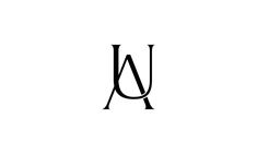 the letter j is made up of two letters, one in black and white ink