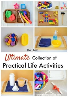 the ultimate collection of practical life activities for kids