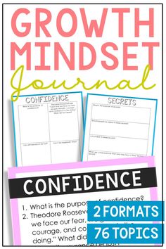 the growth minds journal for students to use