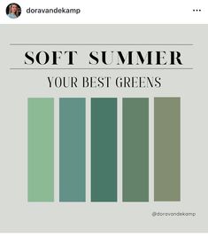 Style Analysis, Summer Color Palette, Colors For Skin Tone, Color Me Beautiful