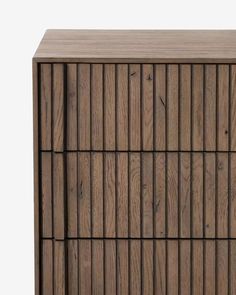 the sideboard is made out of wood