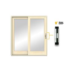 an image of a sliding glass door with instructions on how to open it and what to use