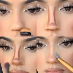 Makeup Cantik, Korean Makeup Tips, Nose Makeup, Makeup Korean, Gyaru Makeup, Face Charts, Makeup Order, Simple Makeup Tips