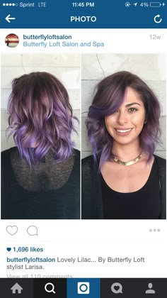 Love this Lilac Hair, Lavender Hair, Hair 2018, Hair Color Purple, Hair Color And Cut, Metallic Hair, Cool Hair Color, Ombre Hair